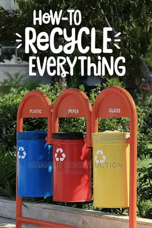 Three in One Recycling Waste Bins
