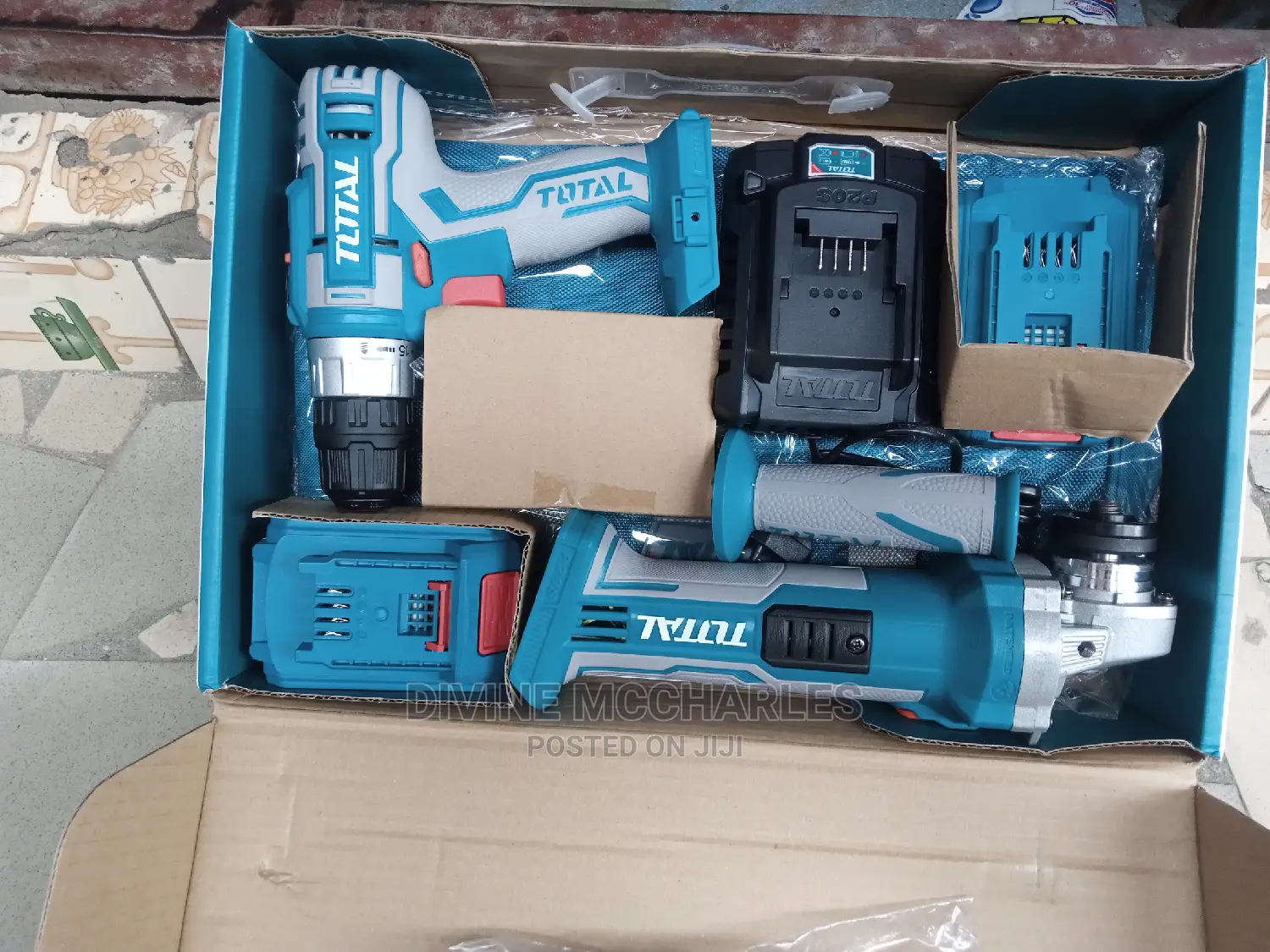 Combo Kits Battery Drill and Angle Grinder 20v