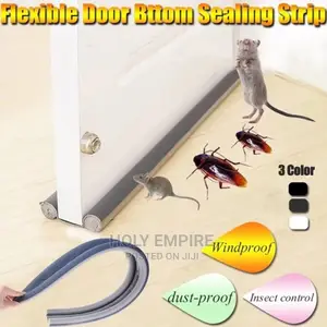 Door Bottom Sealing Protector Durable Twin Door Draft Dodger
