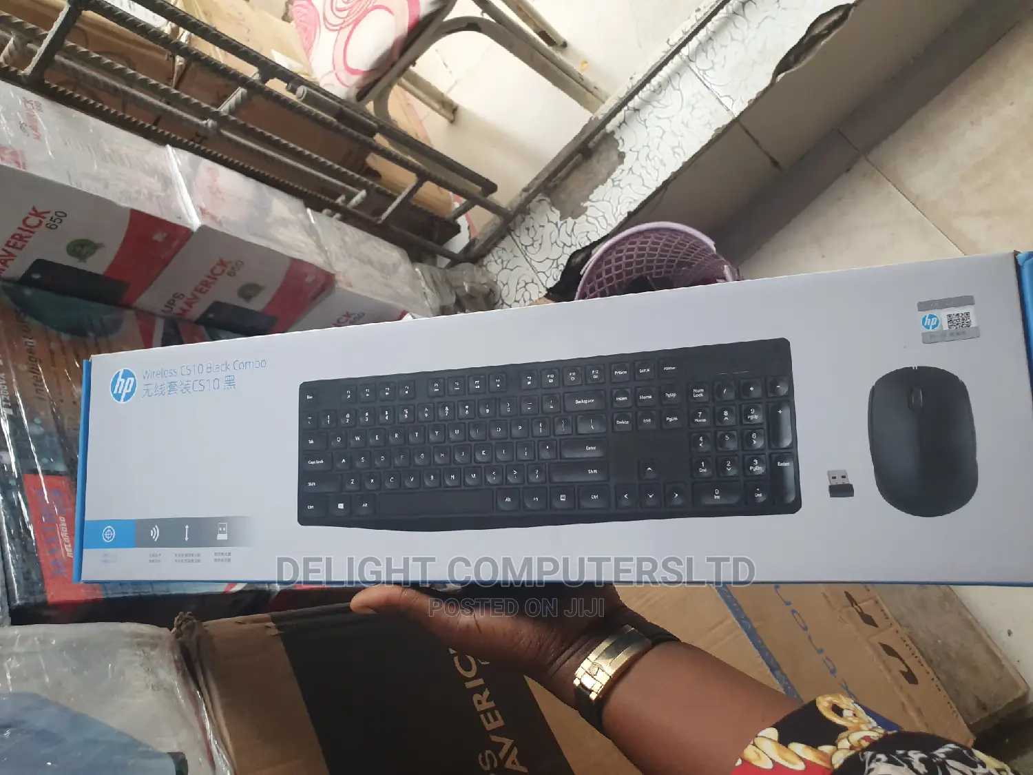 Hp Wireless Cs10 Keyboard Mouse Black Combo
