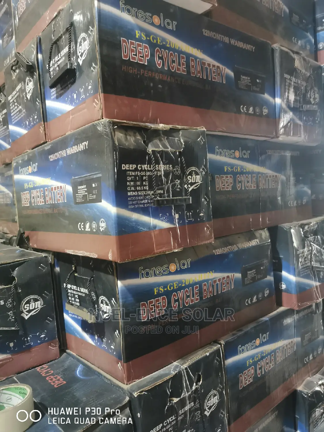 12v 200ah Deep Cycle Series for Solar Battery.
