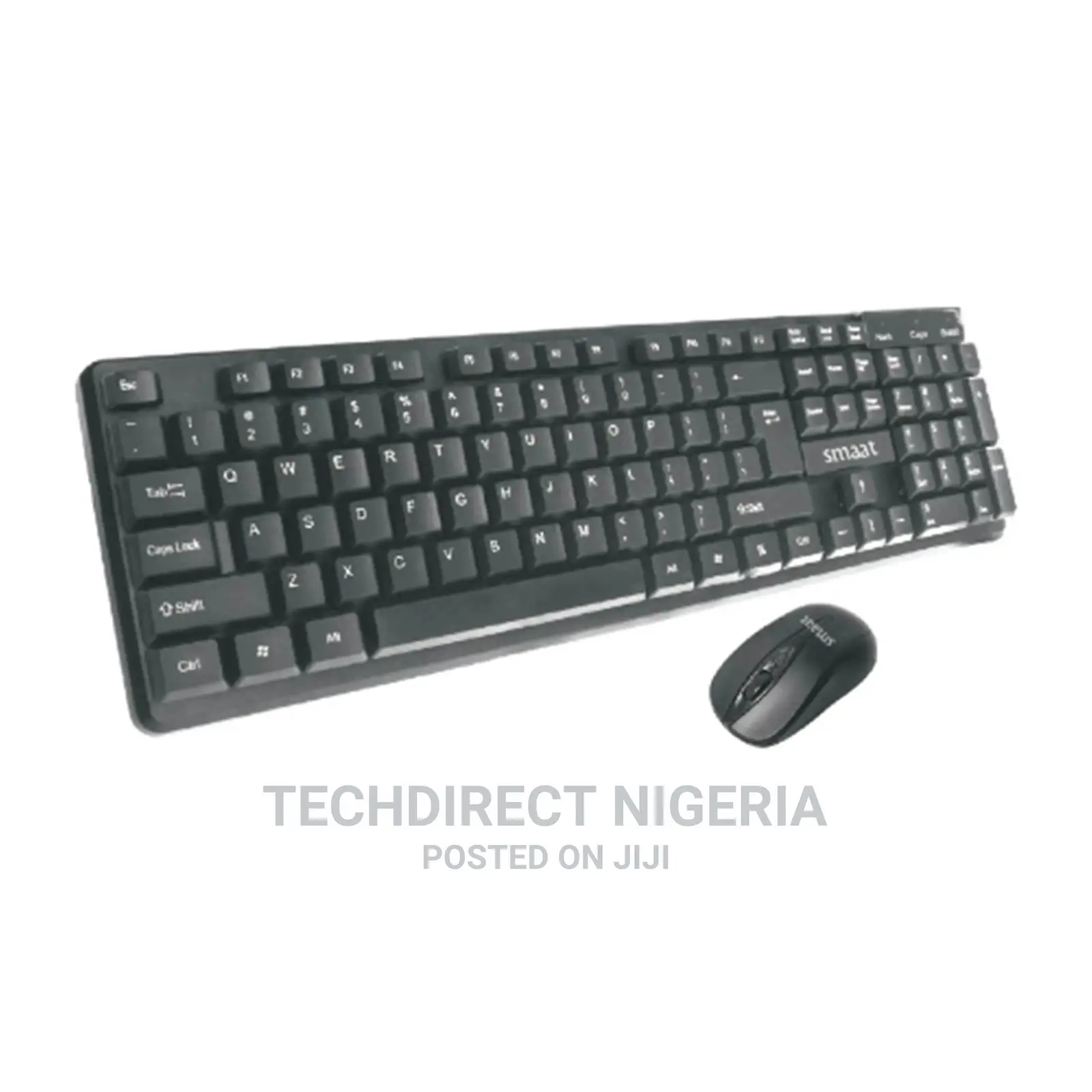 SMAAT Skm930w Wireless Keyboard And Mouse Combo – Black
