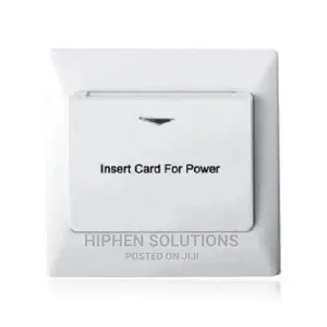 Hotel Room Key Card Energy Saver Light Switch