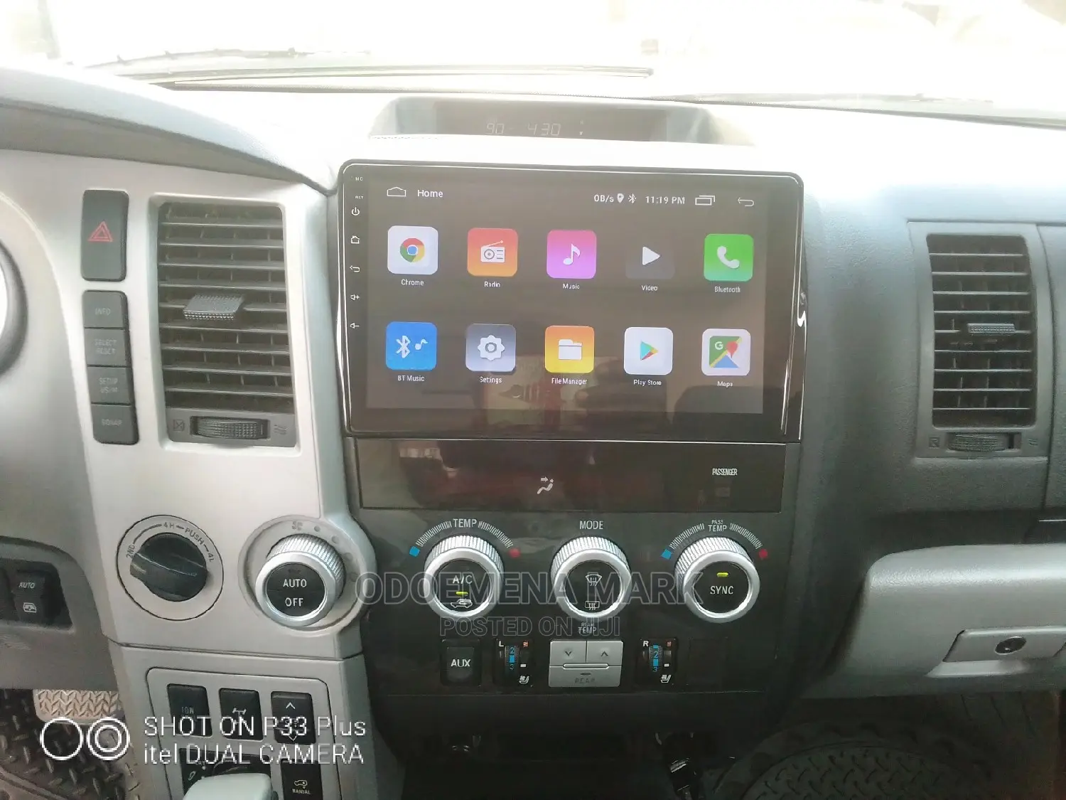 Toyota Tundra Android DVD Navigation System Camera