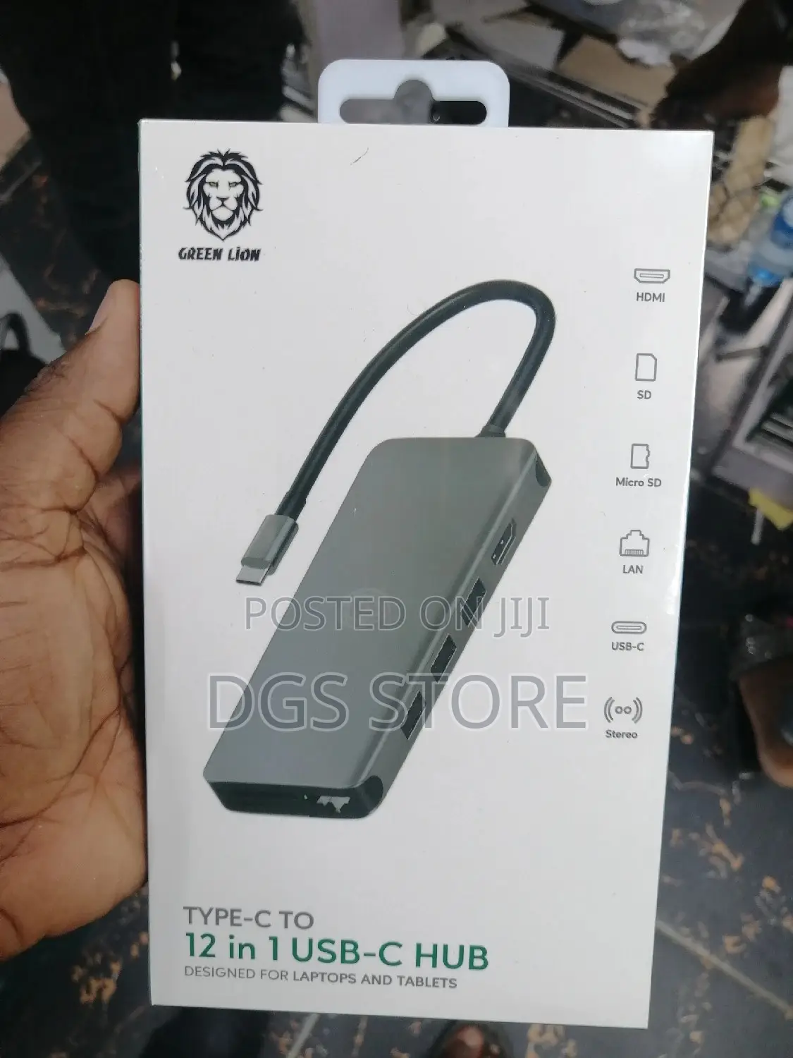 Green Lion Type C to 12 in 1 Usb C Hub