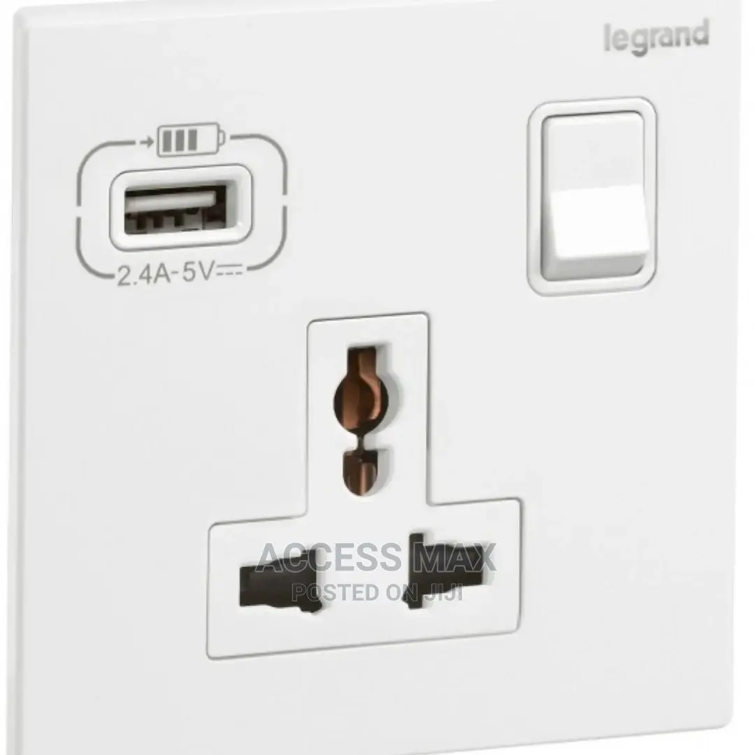 Original Legrand 13amps Socket With USB Available Now