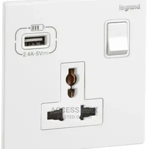 Original Legrand 13amps Socket With USB Available Now