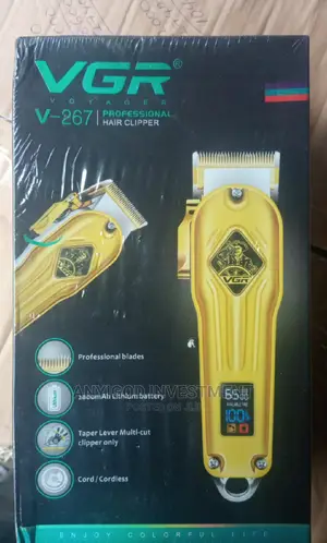 VGR Voyager Professional Gold Digital Clipper/Trimmer
