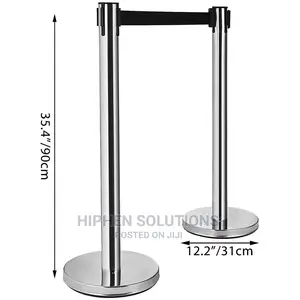 2m Retractable Belt Crowd Control Queue Stand Barrie