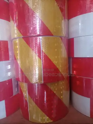 4" Red And Yellow Adhesive Tape