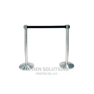 Crowd Control Retractable Barrier Post