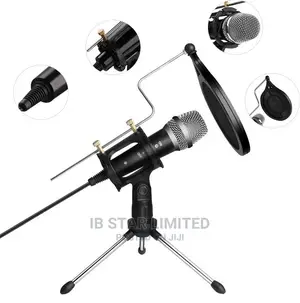 Mic Stand + Shock Mount Mic Holder + Pop Filter Kit