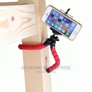 Photo - Flexible Portable Tripod Phone Holder Stand