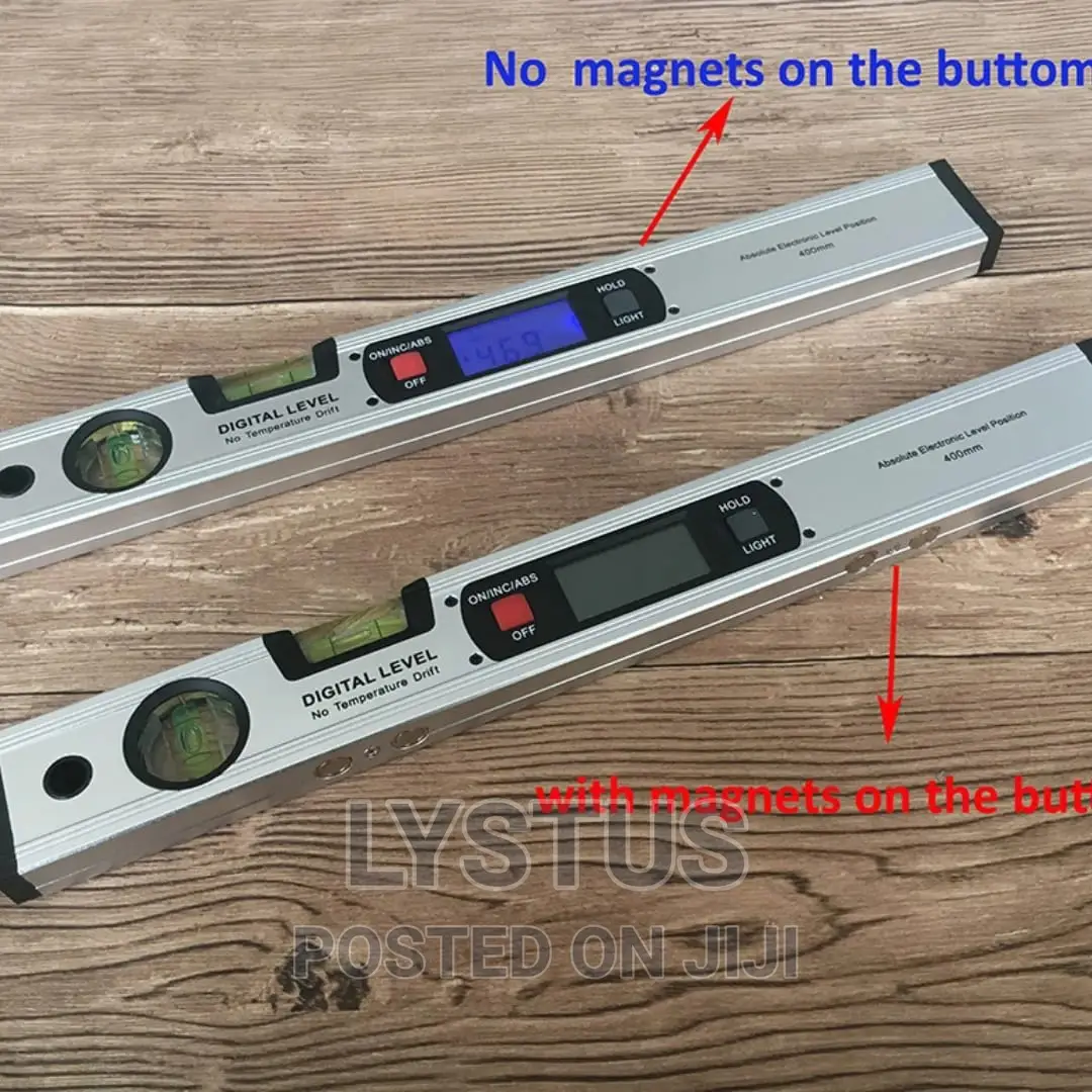400mm Digital Level, Electronic Inclinometer, 360° Angle