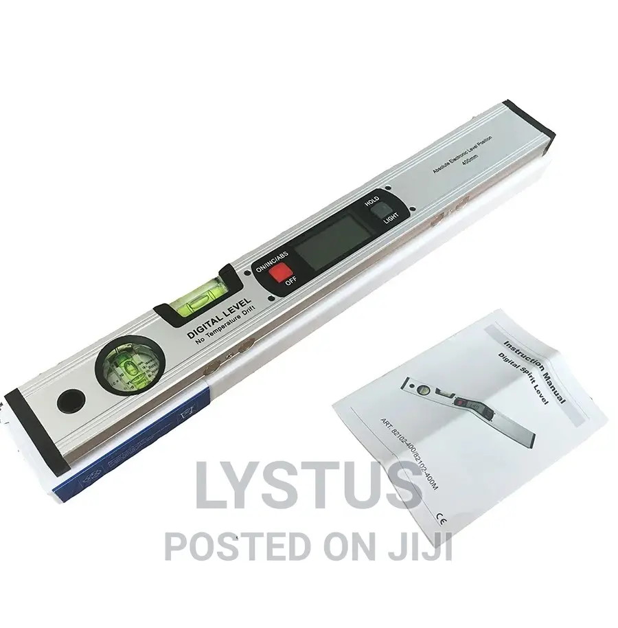 400mm Digital Level, Electronic Inclinometer, 360° Angle