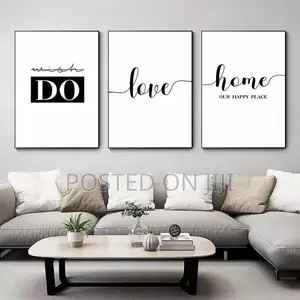 Sorry Simple Phrases and World Map Canvas Posters