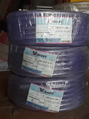 Clear Braided PVC Hose 1"