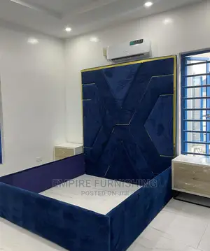 Blue Color Bedframe