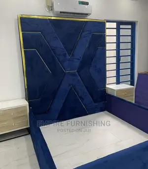 Blue Color Bedframe