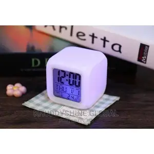 Colour Changing Cube Clock