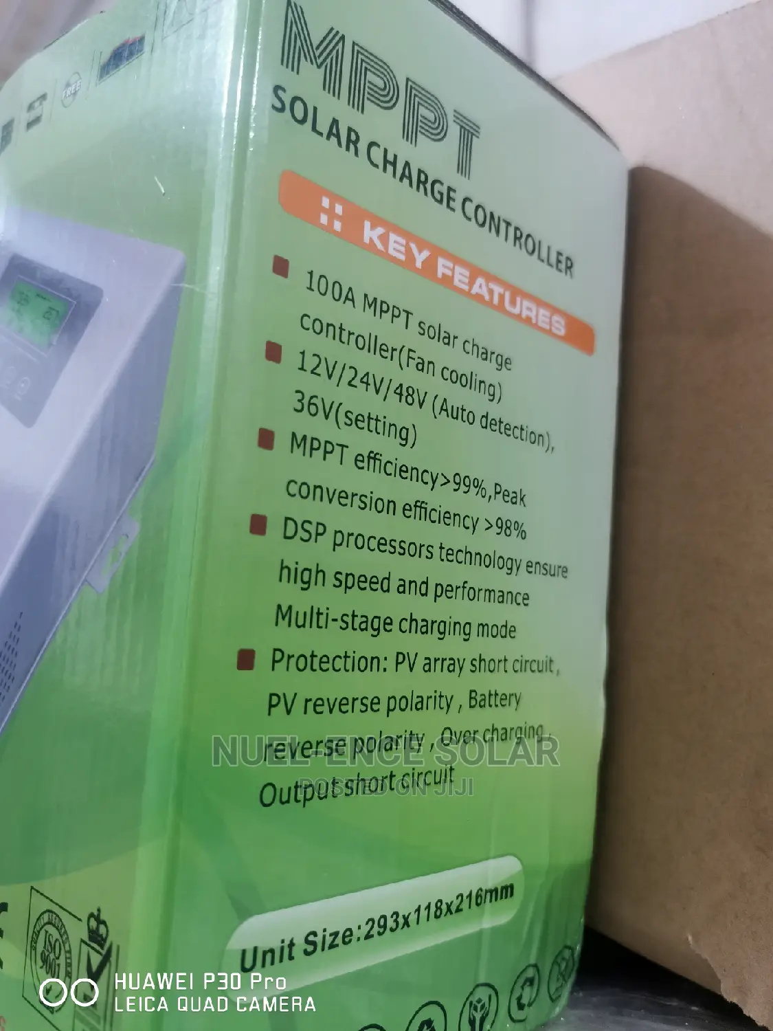 100A MPPT Must 12V 24V Solar Charge Controller.