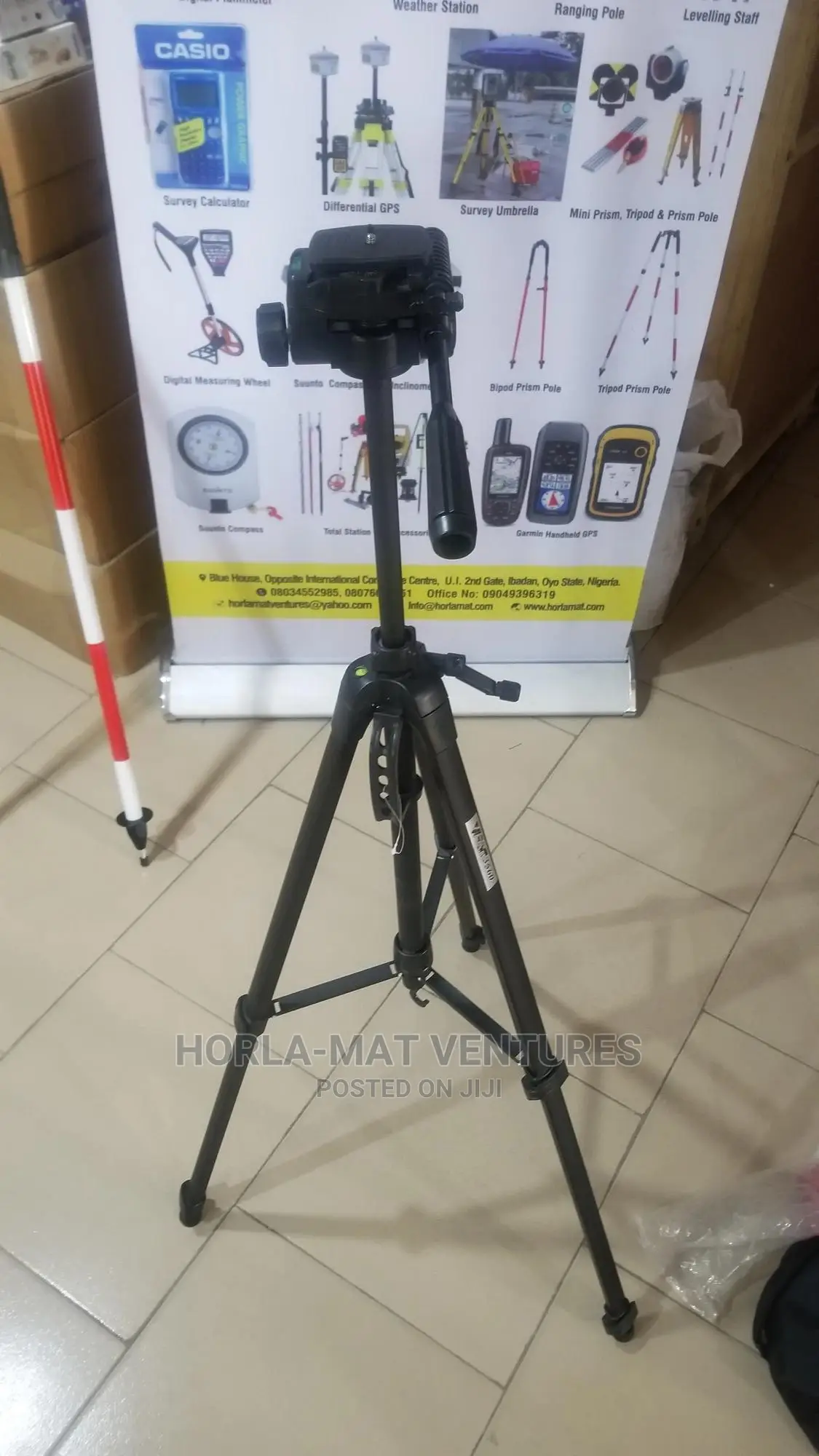 Prismatic Compass With Tripod Stand