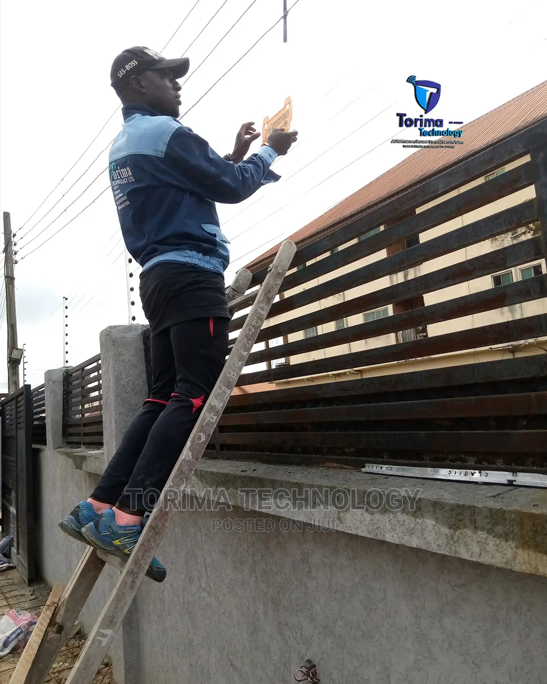 Electrified Security Fence
