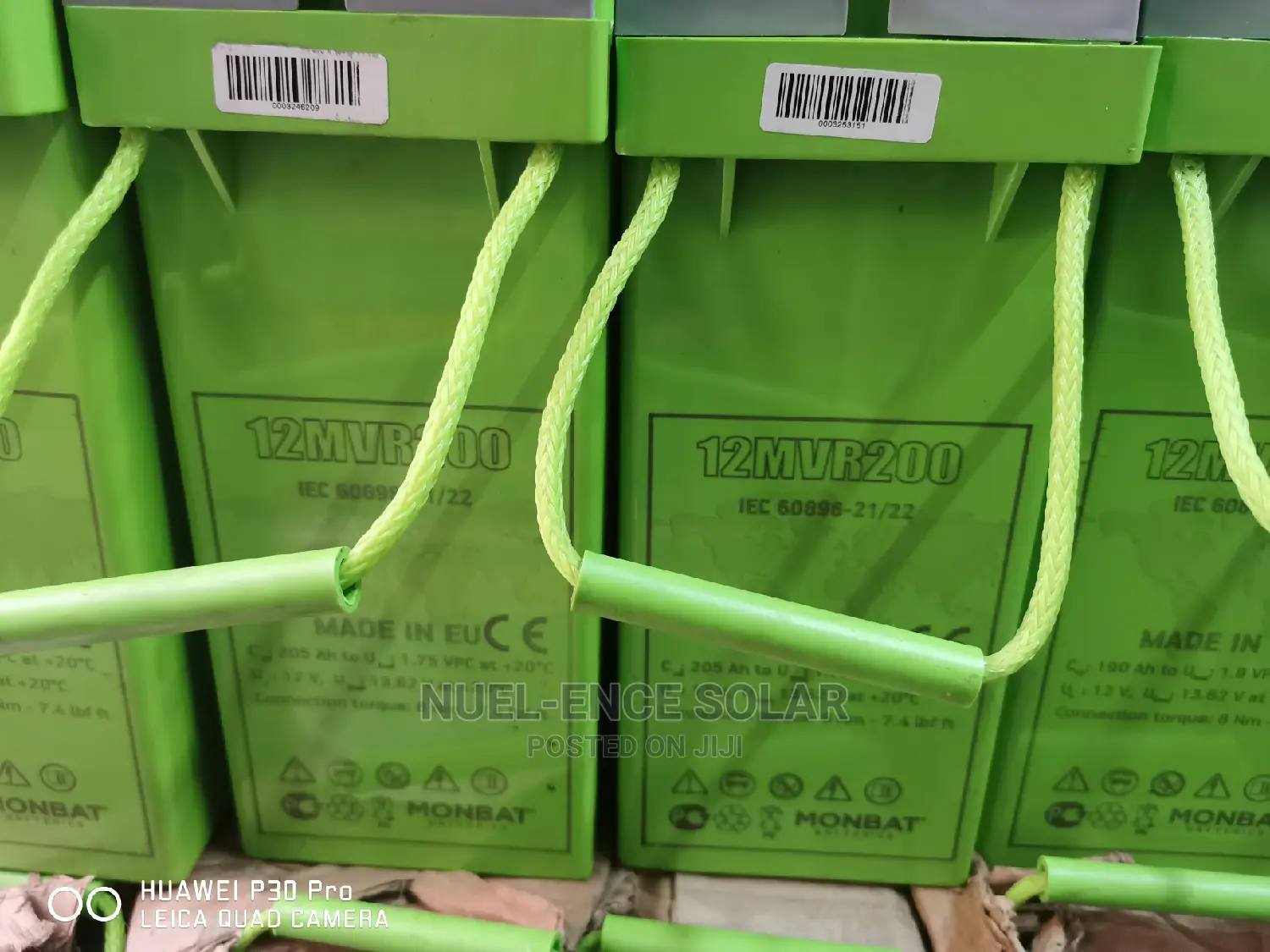 12V 200ah Monbat Battery Made in Europe.