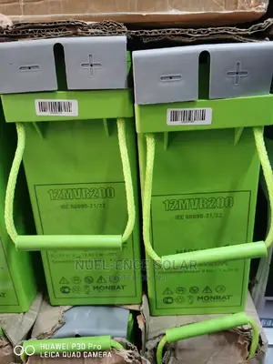 12V 200ah Monbat Battery Made in Europe.