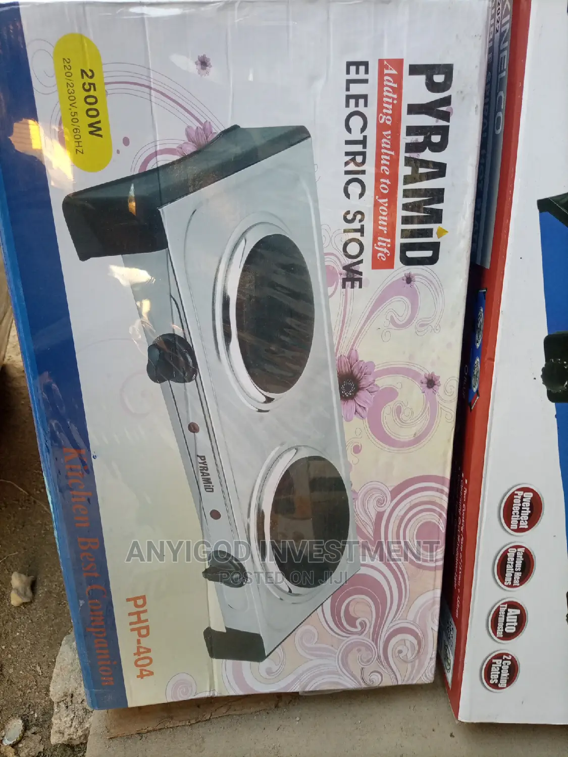 Pyramid Double Burner Hot Plate