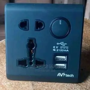 13amps Single Socket With 2 Double USB Mouth Available