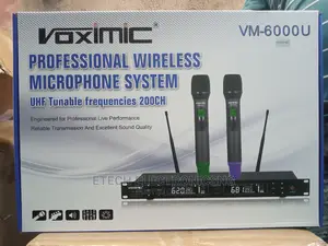Voximic Wireless Microphone Vm 6000u