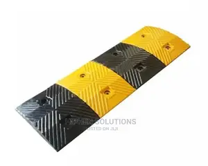 Rubber Yellow Road Humps 50mm, 500x350x50mm