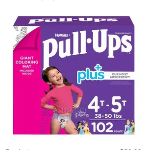 Pull Ups Trainner Pants Girls 4T - 5T