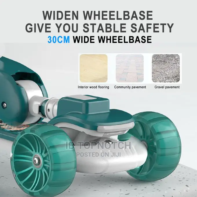 Scooter Kids With Smooth LED Light Wheels