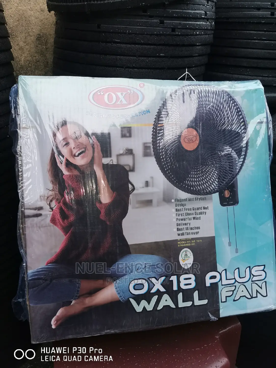 OX 18 PLUS Wall Fan.