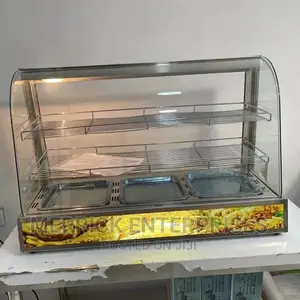 Industrial Snack Display Warmer 3pan