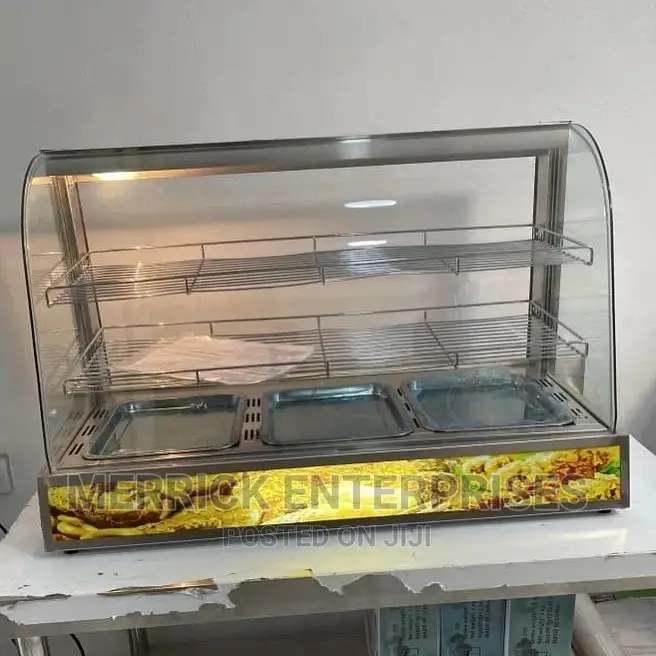 Industrial Snack Display Warmer 3pan