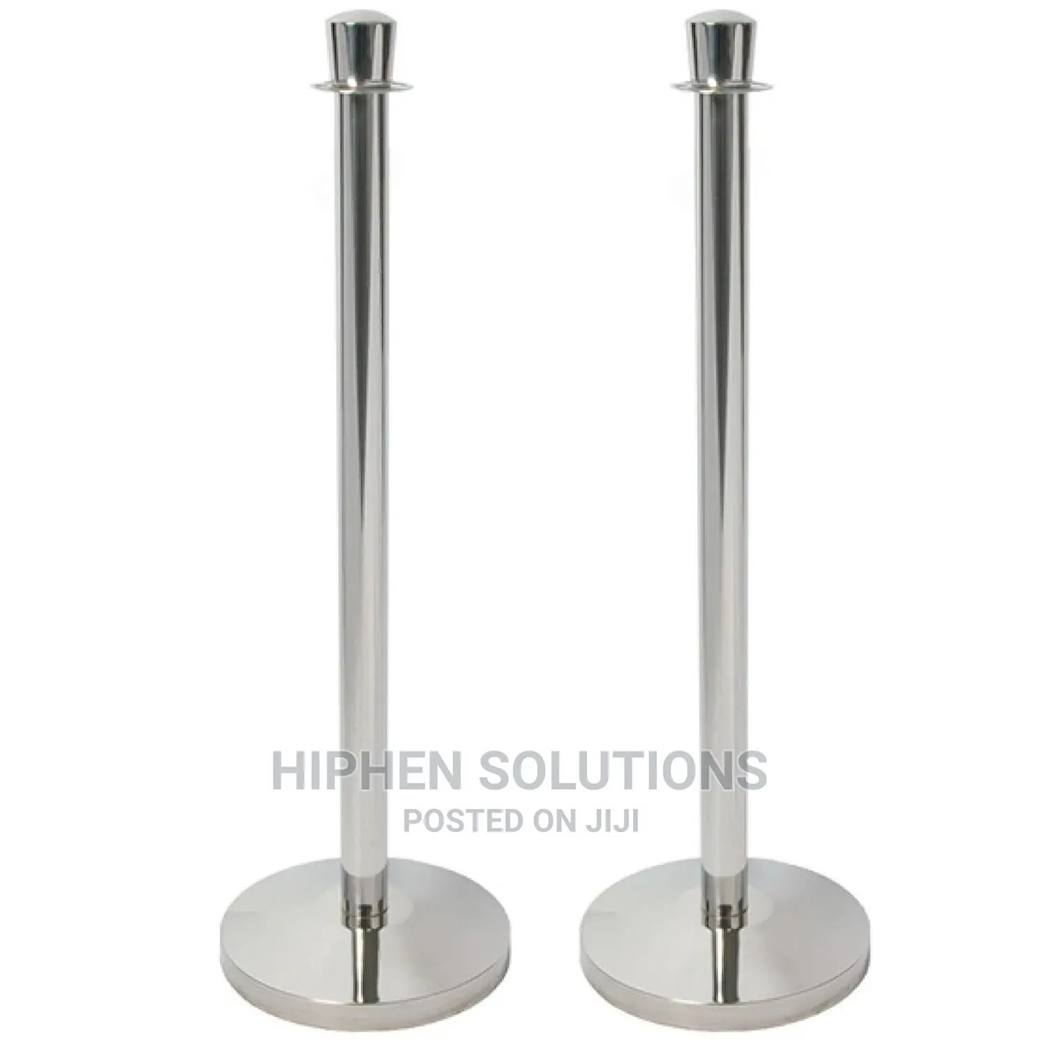 Queue Stand With Rope Silver