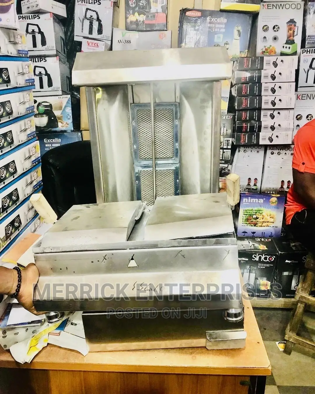 Locally Fabricated Shawarma and Toaster Machine
