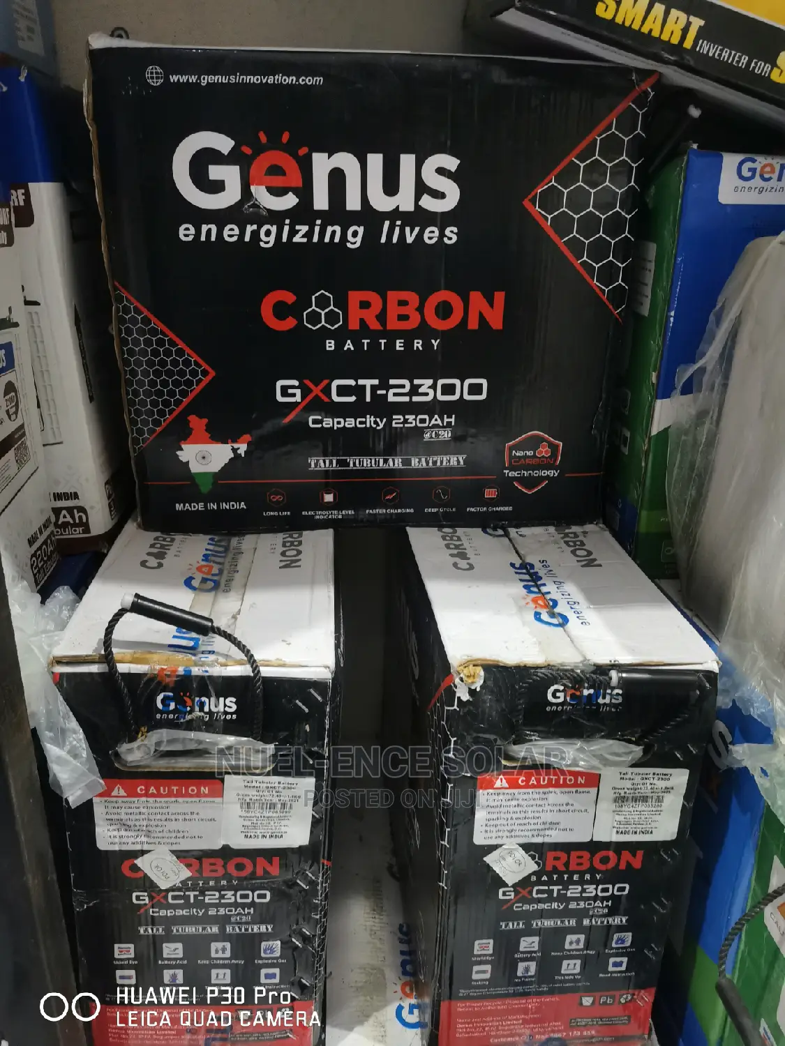 12v 230ah Genus Tubular Battery.