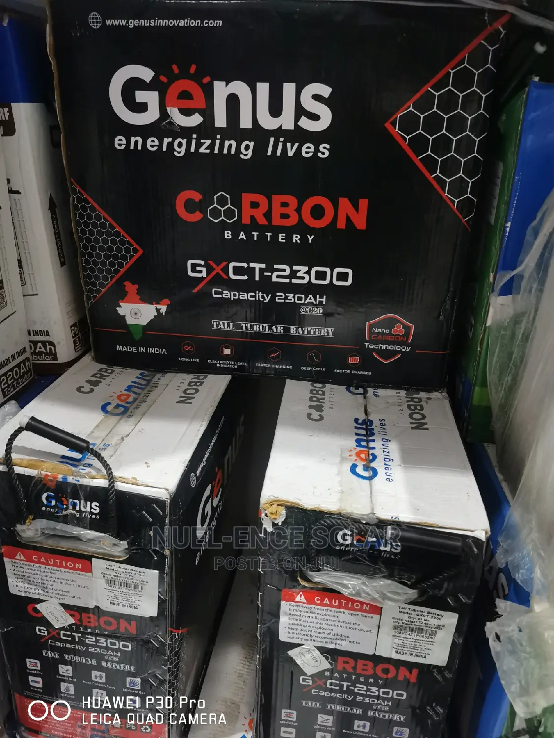 12v 230ah Genus Tubular Battery.
