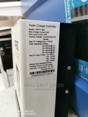 40ah MPPT Prag Charge Controller