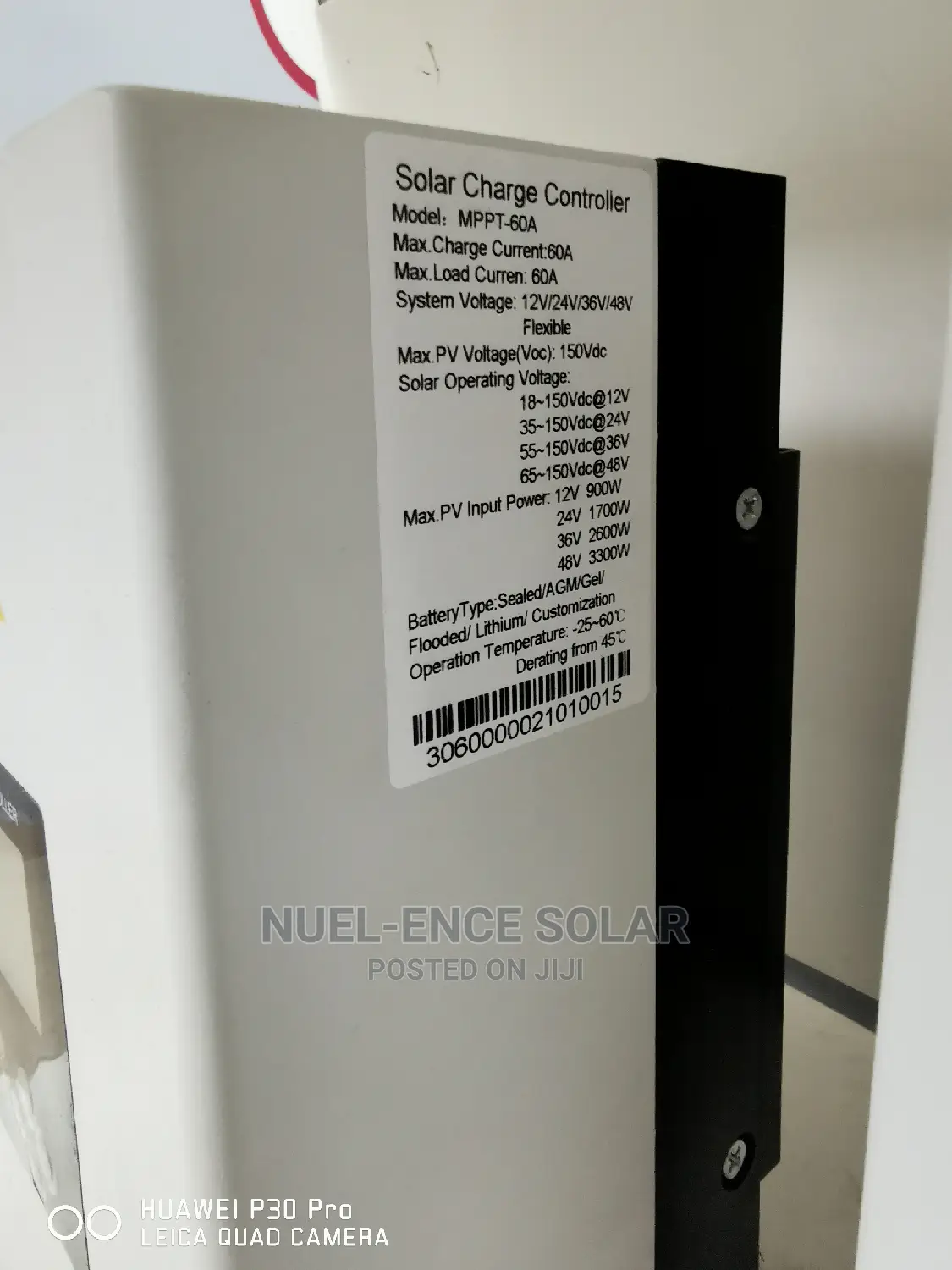 60ah 12V - 48V MPPT Prag Charge Controller.