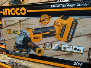 Ingco Cordless Angle Grinding Machine 20v/4-0ah