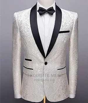 Exquisite Quality Black Men Suit