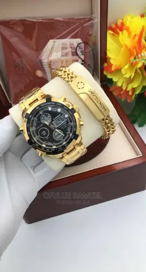 Swiss Digital and Analog Wristwatch