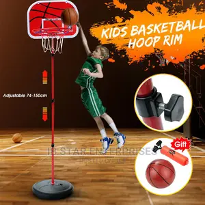 Kids Height Adjustable Basketball Hoop Stands