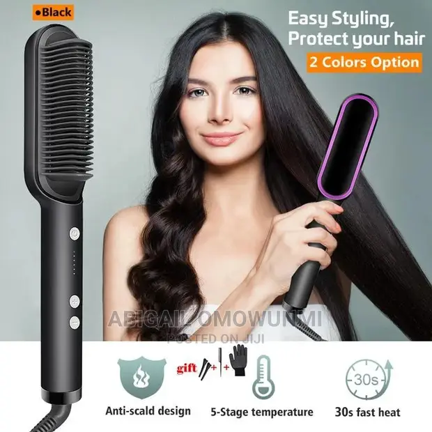 Ubeator 2-in-1 Hot-air Hair Styling Comb Straightener in Lagos