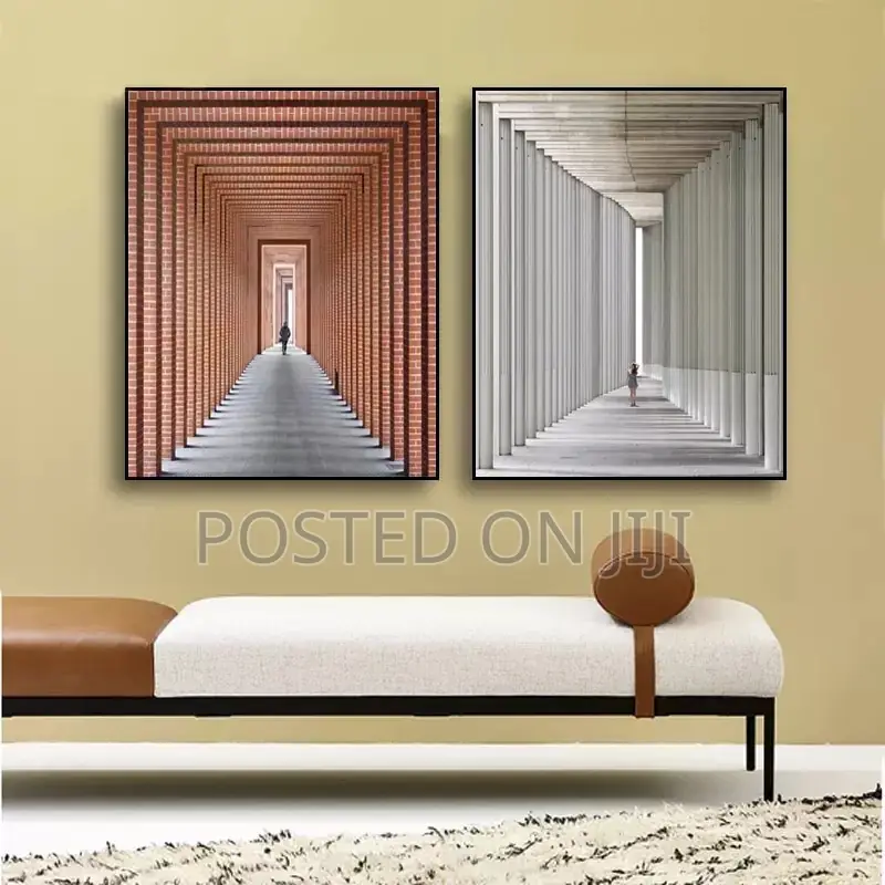 Modern Light Luxury Architectural Wall Art